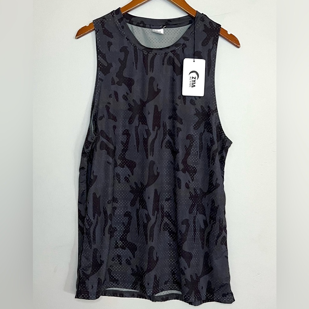 ZYIA NEW Camo Print Chill Tank Top Sz XXL - Picture 2 of 6